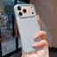 Ốp Điện Thoại Da Vải Louche Nhiều Màu Cho iPhone 17 Pro Max 16 15 14 13 12 Vỏ Bảo Vệ Chống Sốc