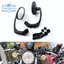 Chrome Tròn Thanh Cuối 10 Mm 1 Cặp Cho Xe Máy Xe Tay Ga Chiếu Hậu Gương Phụ Kiện Có Thể Điều Chỉnh Cho Cafe Racer 1
