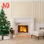 Gỗ Khắc Decal Góc Onlay Đính Trang Trí Tường Cửa 12 * 6cm Không Sơn