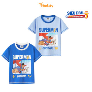 Áo thun tay ngắn Superman DC bé trai Rabity 100.007