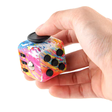 [wisdomt] 6 Mặt Cube Đồ Chơi Giải Nén Cầu Vồng Giảm Căng Thẳng Lo Âu Đồ Chơi Cảm Giác Đầu Ngón Tay Để Bàn Đồ Chơi Cho Trẻ Em Người Lớn