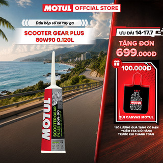 Dầu hộp số xe tay ga MOTUL SCOOTER GEAR PLUS 80W90 0.120L