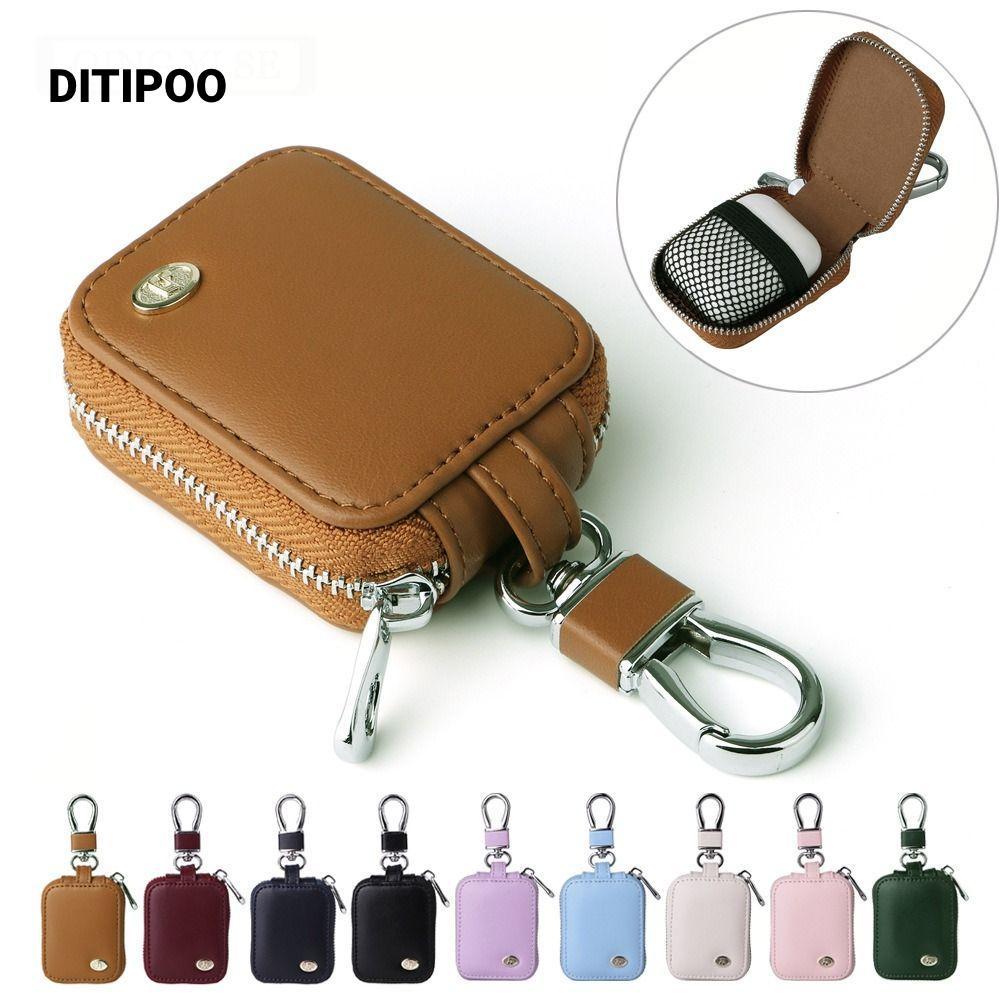 Vỏ da DITIPOO, Bảo vệ chống thất lạc di động, Túi đựng chống sốc cho Airpods 3 2 1
