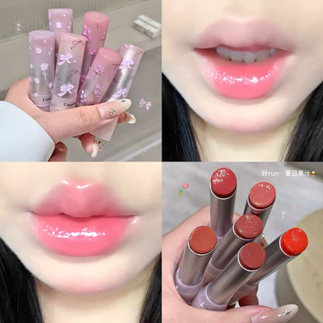 | 【his romand】 | ✪Cappuvini Huayang Đĩa Ngôn Ngữ Son Bóng Mặt Trơn Dễ Thương Hàng Hóa Gia Đình Giá Trị Cao Gương Nước Bóng Son Bóng Môi Glo♜