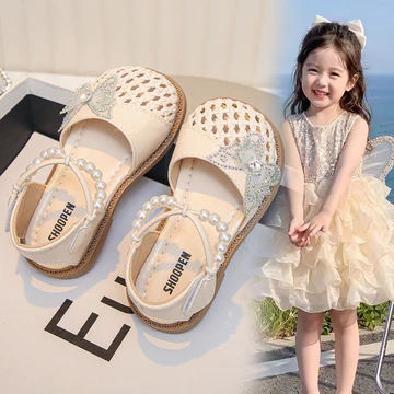 | sandals for girls | women's sandals ✽Bé Gái Baotou Dép Mùa Hè 2026 Phong Cách Mới Bé Gái Dệt Giày Sandal Trẻ Em Giày Mùa Hè Thời Trang Bé Gái Công Chúa La Mã Giày♣