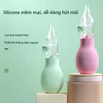 【Bán chạy nhất】Máy hút mũi chống trào ngược cho trẻ sơ sinh, máy hút mũi đầu cong silicon thông tắc mũi thần thánh cho bé, dụng cụ hút dịch mũi có thể tháo rời vệ sinh! Hút sạch mũi trước khi ngủ, ngủ