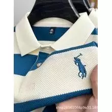 áo có cổ nam áo nam có cổ Áo phông cộc tay cổ bẻ áo nam mùa hè mẫu mới 2025 áo POLO phối màu sọc size lớn trào lưu áo nam tay lỡ
