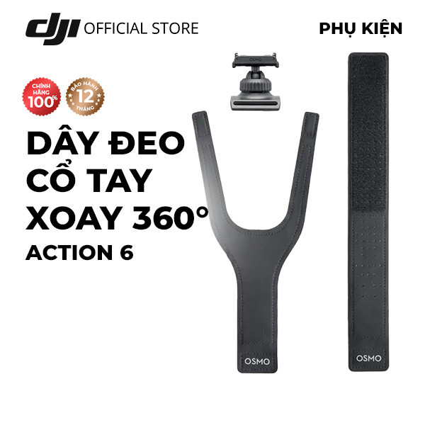 Dây đeo cổ tay xoay 360 độ cho DJI Osmo Action 6