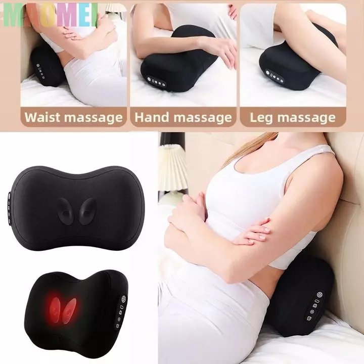 Gối Massage Cổ Tử Cung MAOMEI, Gối Massage Cổ Điện EMS Đa Năng, Dụng Cụ Massage Chức Năng Giọng Nói Nén Nóng Di Động Hỗ Trợ Massage Sử Dụng Văn Phòng