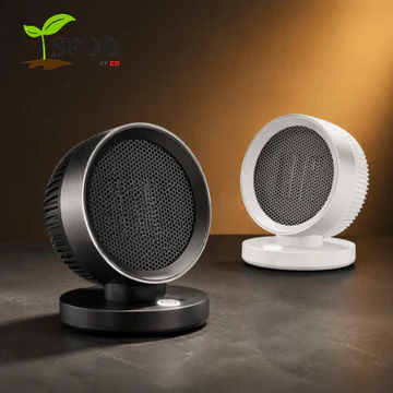 Quạt sưởi điện SPDD, Chế độ quạt Nhiều cài đặt nhiệt Máy sưởi không gian, Bộ điều chỉnh nhiệt di động 500W Bảo vệ quá nhiệt Máy sưởi không gian di động Sử dụng trong nhà