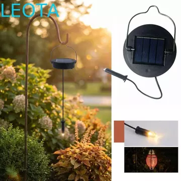 Đèn thay thế đèn năng lượng mặt trời LEOTAKF, Đèn treo LED năng lượng mặt trời chạy bằng năng lượng mặt trời DIY, Đèn trang trí năng lượng mặt trời ngoài trời màu đen 400Mah Phụ kiện đèn năng lượng mặ