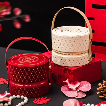 Camellia Hộp Quà Cưới Hộp Quà Cưới Phù Dâu Cưới Hộp Kẹo Trang Sức Hộp Quà Tặng Đồng Hành Hộp Quà Tặng Di Động Hộp Trống Phong Cách Pháp