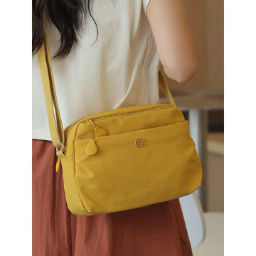 Women's Nylon Shoulder Bag – Water-Resistant, for Travel