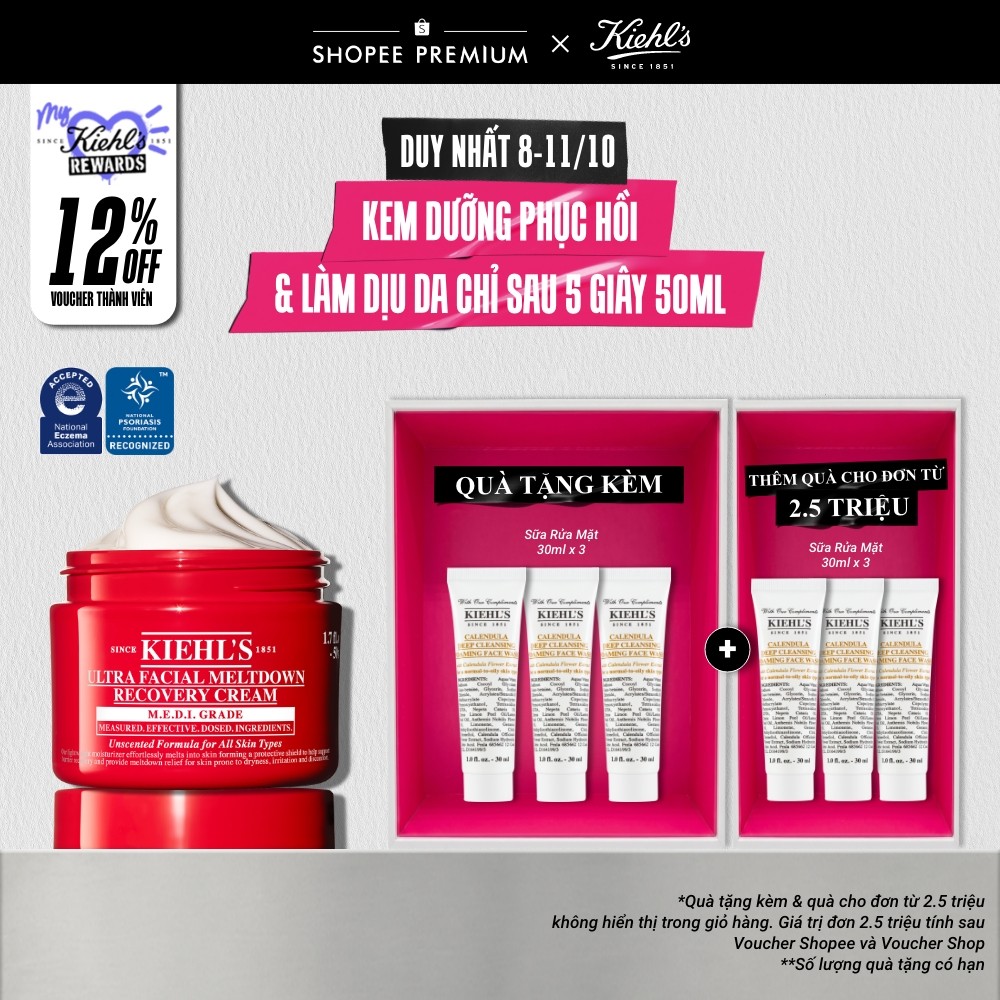 Kem dưỡng phục hồi & làm dịu da Ultra Facial Meltdown Recovery Cream 50ml