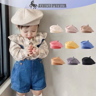 Onetimingfine Thời Trang Dễ Thương Bé Dệt Kim Mũ Nồi Màu Trơn Trẻ Em Mũ Ấm Áp Thu Đông Cho Trẻ Em Ngoài Trời Bonnet Phụ Kiện Quà Tặng VN