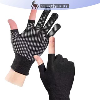 Onetimingfine Keo-dot Găng Tay Đi Xe Đạp Chống Trơn Trượt Cho Nam, Ngoài Trời, Màn Hình Cảm Ứng Hai Ngón Tay Găng Tay Mỏng VN