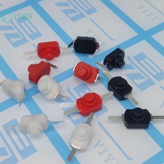 Chenlongshang 10 Cái12 * 8mm Nút Nhấn Tắt Cho Đèn Pin Điện 1208YD Tự Khóa EN