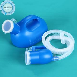 Ulovebsby Vệ Sinh Cung Cấp Cho Ngoài Trời 2000ml Nhựa Nam Giường Bô Pee Chai Bộ Sưu Tập Với Ống 160cm Di Động Pee Nước Tiểu Chai VN