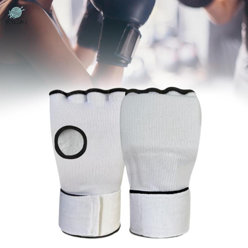 Băng đấm bốc có găng tay bên trong, bảo vệ cổ tay, phù hợp cho Karate và sparring