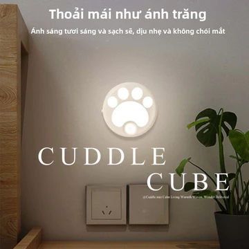 Đèn LED 0,5W Phản hồi thông minh / Đèn ngủ / Đèn xung quanh Phòng ngủ / Đèn ngủ / Đèn ngủ / Đèn ngủ / Đèn từ tính đục lỗ không thể sạc lại-434