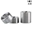 Chất liệu hợp kim nhôm Bushing Lỗ trong 2 / 2.5mm Đường kính ngoài 4 / 5mm Tay áo hình trụ rỗng Vòng đệm nhôm dày Vòng đệm cách ly Tay áo bằng nhôm