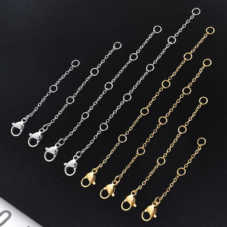 Dây chuyền mở rộng thép không gỉ, vàng 18k, dễ dàng điều chỉnh kích thước
