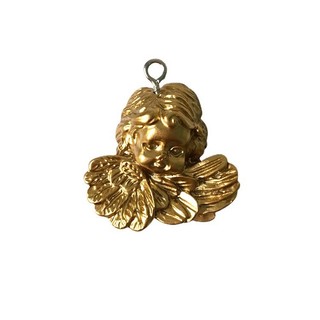 Phụ kiện trang sức DIY handmade Baroque mạ vàng nhỏ ba chiều - Mặt dây chuyền và bông tai