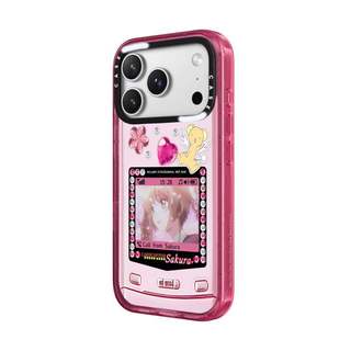 CASECASE X Cardcaptor Sakura: Sakura 2 Incoming Call Case Màu Hồng Fizz Trong Suốt Cứng Hút Từ Tính Tác Động Cho Apple IPhone 12 13 14 15 16 17 Pro Max Air Plus Có Hộp