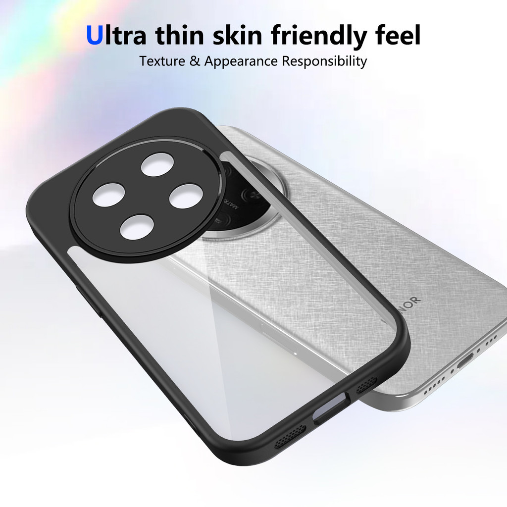 Ốp lưng Honor X9C 5G Vỏ trong suốt mờ thời trang cho Honor X9C 5G Vỏ điện thoại
