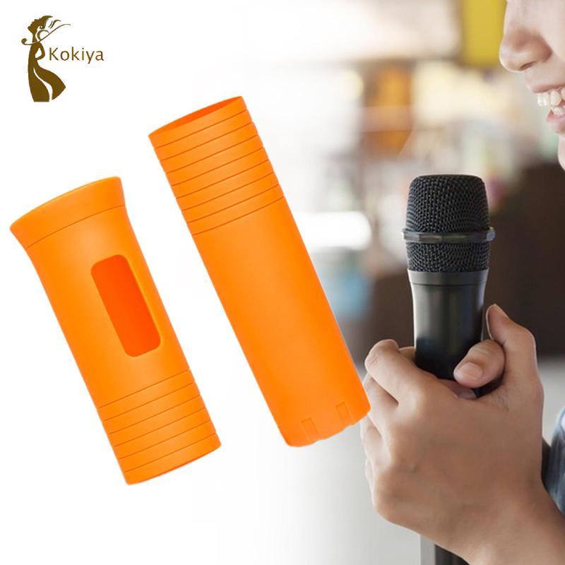 Vỏ tay cầm micrô, Bọc tay cầm micrô, Tay áo bảo vệ micrô chống sốc Làm bằng cao su cho bữa tiệc, KTV, Sân khấu, Đám cưới