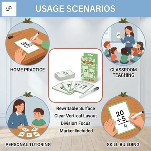 36 Chiếc Flashcards Toán Có Thể Viết Lại Định Dạng Dọc Bổ Sung Trừ Bộ Phận Nhân Trợ Giảng Trường Học