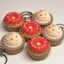 3D In Ấn Bàn Phím Trục Giải Nén Cupcake Donut Đồ Trang Trí Móc Khóa Vui Nút Đồ Trang Trí 1CB3