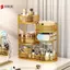 1 Dụng Cụ Sắp Xếp Mỹ Phẩm Bằng Kim Loại Phủ Nhẹ Không Lắp Đặt Trang Điểm Lưu Trữ Ra Kệ Để Bàn Trang Điểm Hiện Đại VN