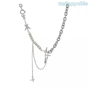 Unstop * Tua Rua Mặt Dây Chuyền Vòng Cổ Ngôi Sao Trang Sức Không Đều Ngôi Sao Chokers Chất Liệu Kim Loại Trang Sức Dự Tiệc Cho Nữ Gi