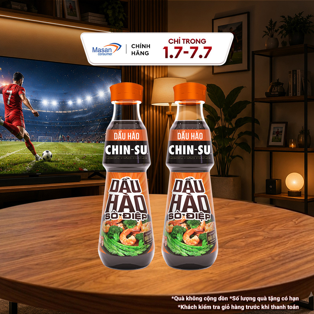 Combo 2 chai dầu hào Chin-Su Sò Điệp -  Chai X 820Gr