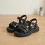 QCCC dép quai hậu cho bé gái sandal đi mùa hè da pu êm chân 719 Chip & mom