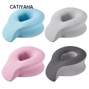 Gối xốp nhớ CATIYAHA, Gối hỗ trợ tựa mặt mềm mại hình dạng tiện dụng, Hỗ trợ thoải mái Cấu trúc hỗ trợ Gối Massage cơ thể thoáng khí Sử dụng tại nhà