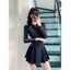 60E5 2023 Phong Cách Mới Đồ Bơi Nữ Phong Cách Thể Thao Váy Phong Cách Một Mảnh Dài Tay Chống Nắng Bơi Cảnh Sát Bao Bụng Ôm Hơn