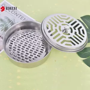 Khay giữ cuộn muỗi Khung kim loại an toàn Tấm Ra tròn di động có nắp VN