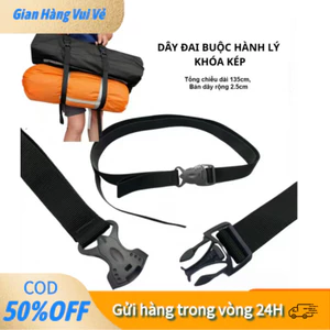 Dây Đai Cố Định Đồ Đạc Khóa Kép - Phù Hợp Du Lịch, Dã Ngoại