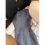 Đầm không tay sang trọng màu xám cao cấp thời trang eo hẹp thanh lịch mùa hè Phong cách mới Phong cách Chanel Váy Vest Trung Quốc mới
