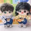 20Cm Quần Áo Cho Bé Áo Sơ Mi Vịt Sọc Gấu Nhãn Quần Áo Mát Cà Rốt Pin 20Cm Cotton Búp Bê