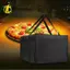 Túi đựng thực phẩm Pizza Develivey có tay cầm đôi Hộp đựng ấm áp Pizza chống nước dung tích lớn cho thương mại chuyên nghiệp