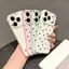 Ốp điện thoại 3D Heart Edge nhỏ Love Dot cho Xiaomi Redmi Note 13 12 11 10 9 8 Pro 13 Plus 10s 11s Redmi 12 13 10 A3 13C Vỏ silicon lỏng mềm