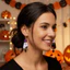 DONOVANQQ Bông Tai Acrylic Halloween, Đen Trắng Bí Ngô Thiết Kế Dơi Ma Mèo Mặt Dây Chuyền Trang Sức, Dễ Thương Sáng Tạo Nhẹ Vintage Bất Đối Xứng Thả Bông Tai Sinh Nhật