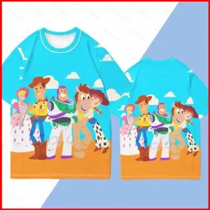 GC1 Câu Chuyện Đồ Chơi 5 AIEN Woody Buzz Lightyear Unisex Xu Hướng Thời Trang Mùa Hè Áo Thun Anime Tay Ngắn Top GC1