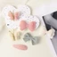 BRARAA 1 Bộ Kẹp Tóc Trẻ Em, Thiết Kế Bướm Chụp Đóng Kẹp Tóc Bộ, Handmade Nhìn Sợi Nơ Lấp Lánh Giọng Phong Cách Dễ Thương Trẻ Em Kẹp Tóc Bộ Trang Phục Tiệc