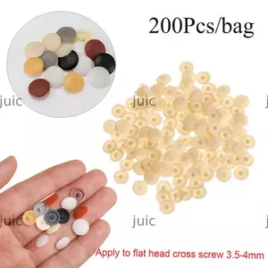 JUIC 200 Cái / túi Hạt Có Lỗ Tự Khai Thác Bên Ngoài Nắp Bảo Vệ Trang Trí