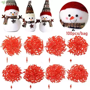YOLOGO 100 Cái / túi DIY Búp Bê Mũi Búp Bê Mới Nhất Búp Bê Con Rối Nhồi Bông Sang Trọng Động Vật Ông Già Noel Thủ Công