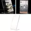 Đế trưng bày Acrylic SHUPUN, Khung ảnh để bàn trong suốt 10cmx15cm, Khung quảng cáo cỡ A6 hai mặt Giá đỡ bảng trưng bày trưng bày